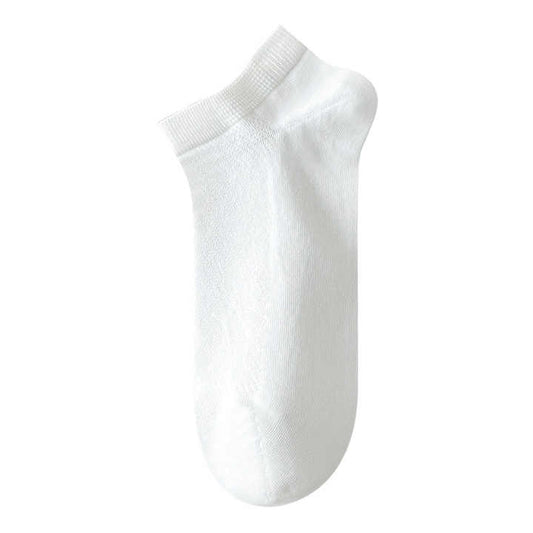 Anti-odor short socks, breathable pure cotton socks for men 