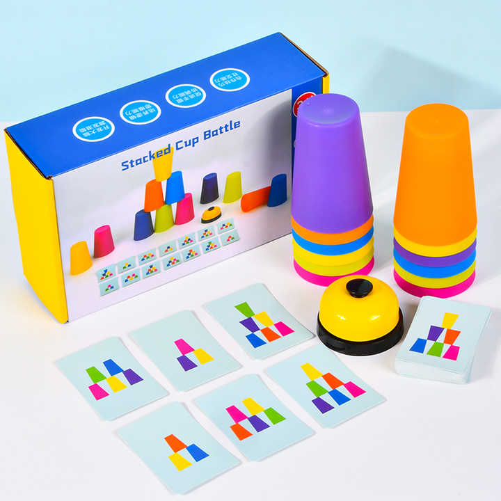Entertainment games: Cup Stacking Challenge game 