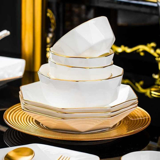 صينية سداسية صحون