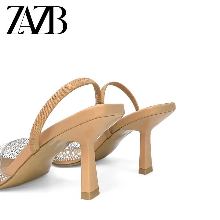 Pearl studded women's heels 