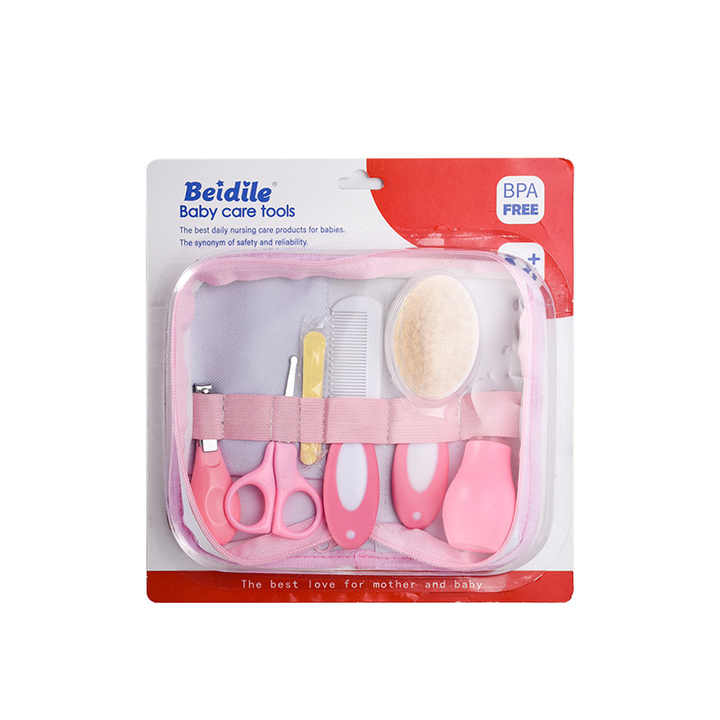 Complete Set of Baby Care Bag Nasal Rinse Kit for Mother and Baby Wash 6 Pieces 