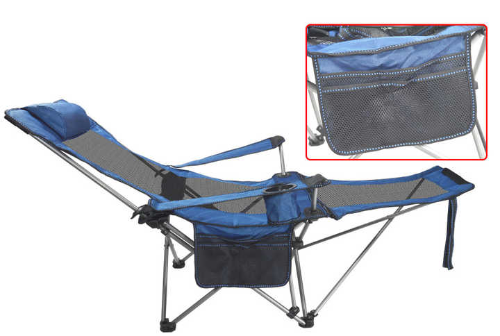Foldable beach lounge chair 