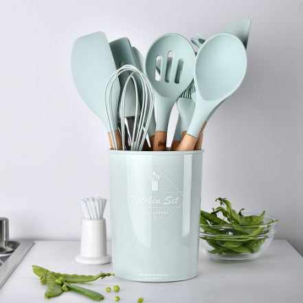 مجموعة أدوات مطبخ للطهي من السيليكون - Silicone Kitchen Cooking Utensil Set
