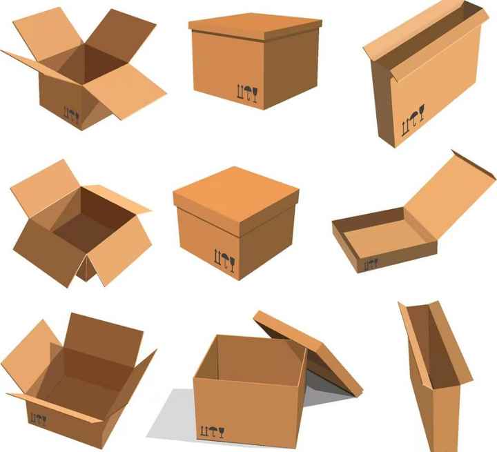 folding cardboard boxes