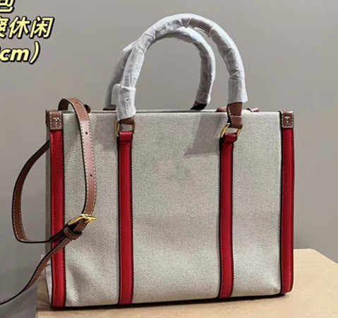 Luxury Women's Canvas Handbag Elegant Design Casual Tote Bag