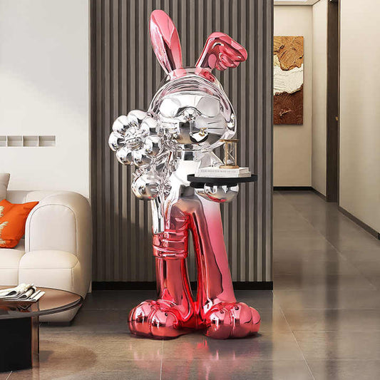 Large Cartoon Rabbit Floor Decorations 