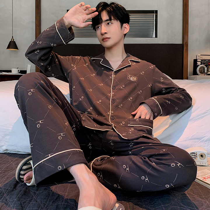 Winter, Nighty Designs, Men's Cotton Pajamas 