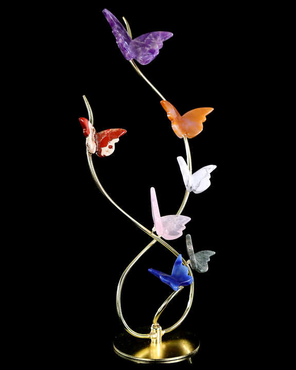 Metal Stands Crystal Set with-معدنية كريستالية