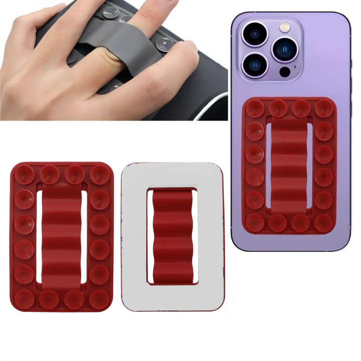 عالمي قبضة الهاتف المحمول سيليكون شفط . Universal Cell Phone Grip Silicone