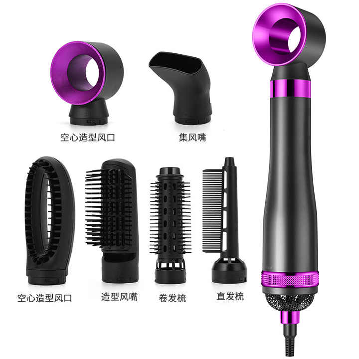 في 1 مع الناشر ، مشط ساخن ، مستقيم ، مكواة . with diffuser, hot comb, straightener, curling iron,