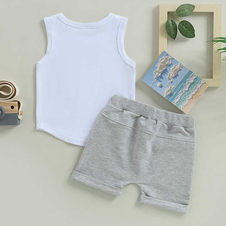 Black White Summer Clothing Set 