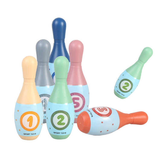 Kids Sports Toys Bowling Ball Toy Ring-مجموعة حلقات لعبة كرة البولينج