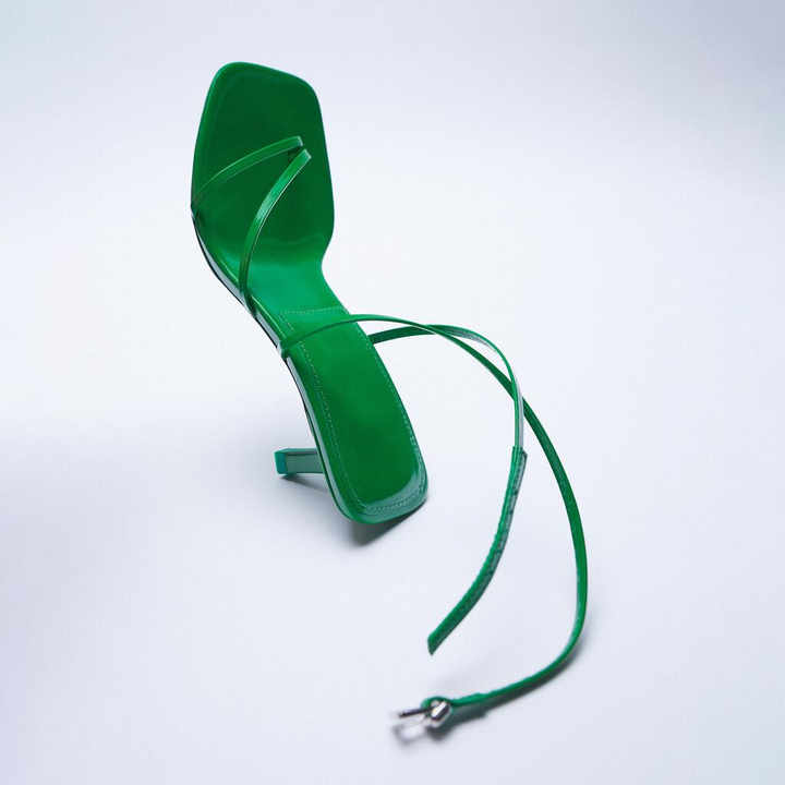 Women's square-toe high heel 