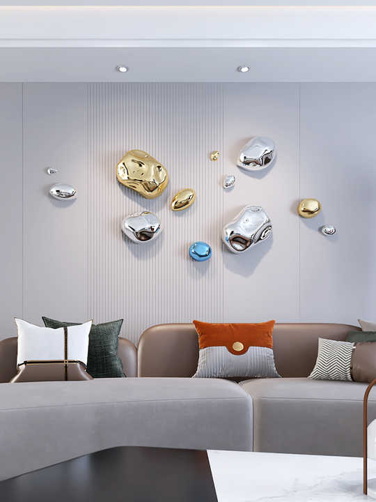 Living room wall decor sofa -