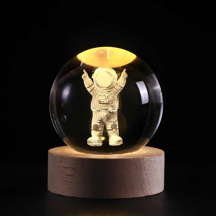 Galaxy Crystal Ball Decorative كرة بلورية للنظام الشمسي-