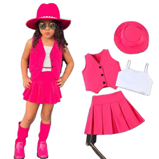 ملابس بناتي ملابس صيفية للأطفال الصغار طقم أزياء Girls Clothes Summer Toddler Clothes Fashion Set