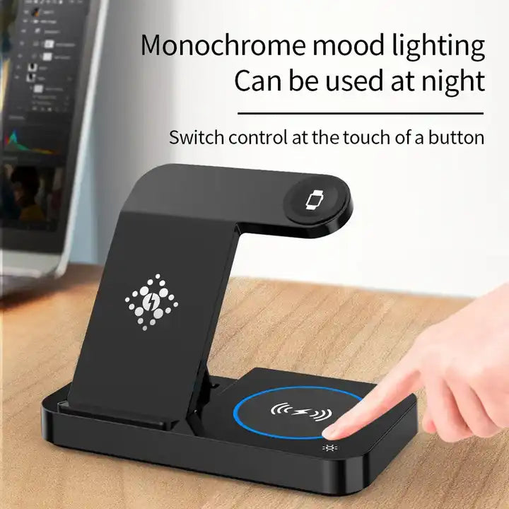 Wireless charging base . قاعدة شحن لاسلكية