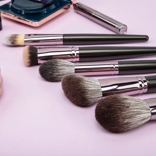 Luxury Natural Hair Makeup Brushes 