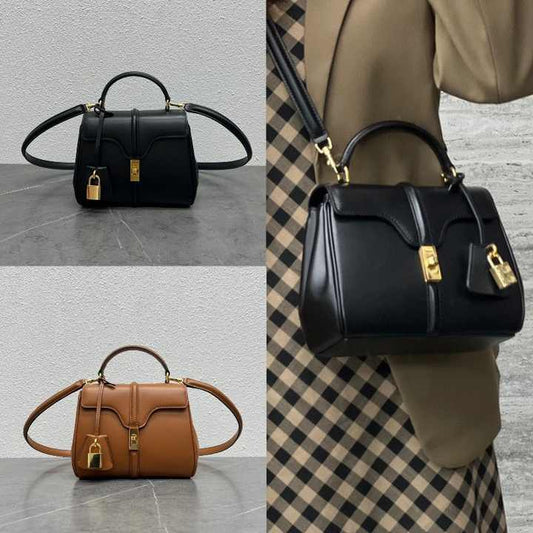 حقيبة توت نسائية من الجلد الأصلي