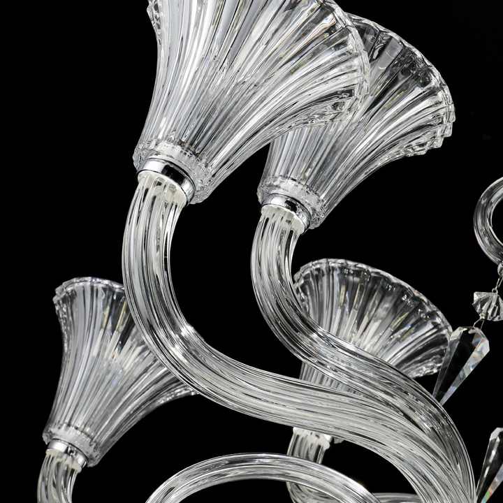 luxury glass chandelier 