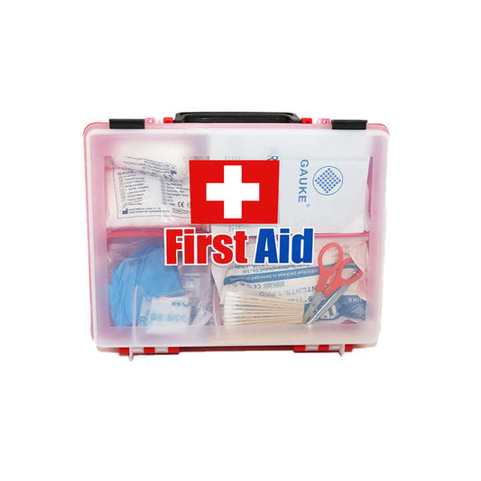 مجموعة كاملة 178 قطعة الإسعافات الأولية مع . Complete 178 Piece First Aid Kit with Supplies