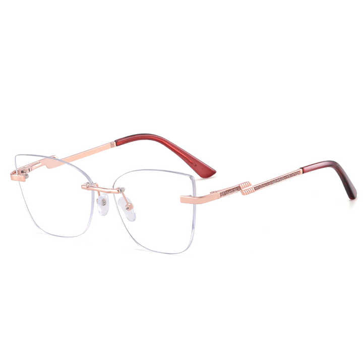 Women's Metal Optical Glasses -نظارات طبية معدنية للنساء