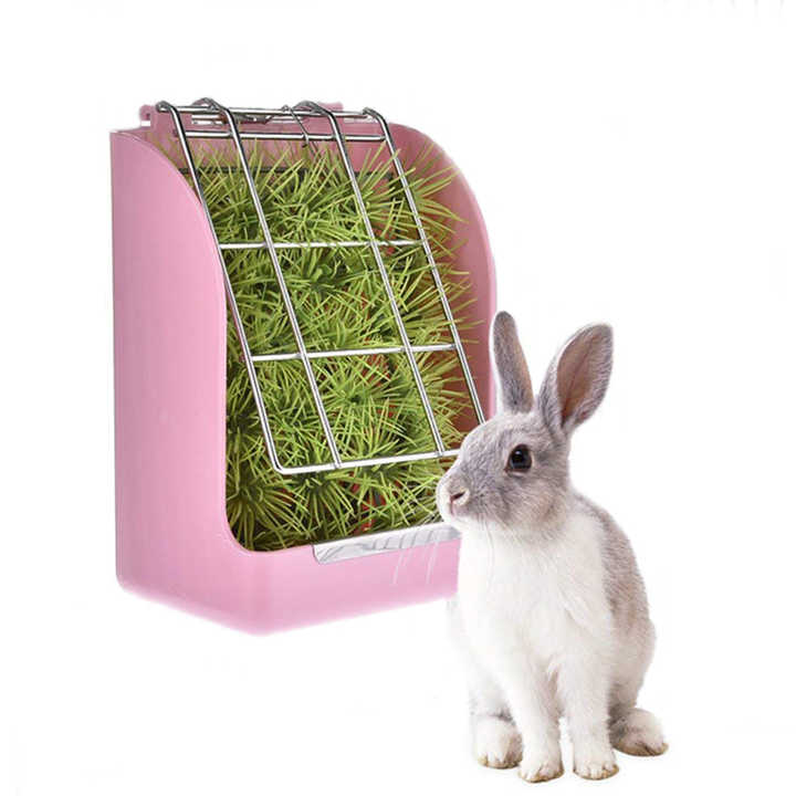 Rabbit straw feeding bowl, animal accessories 