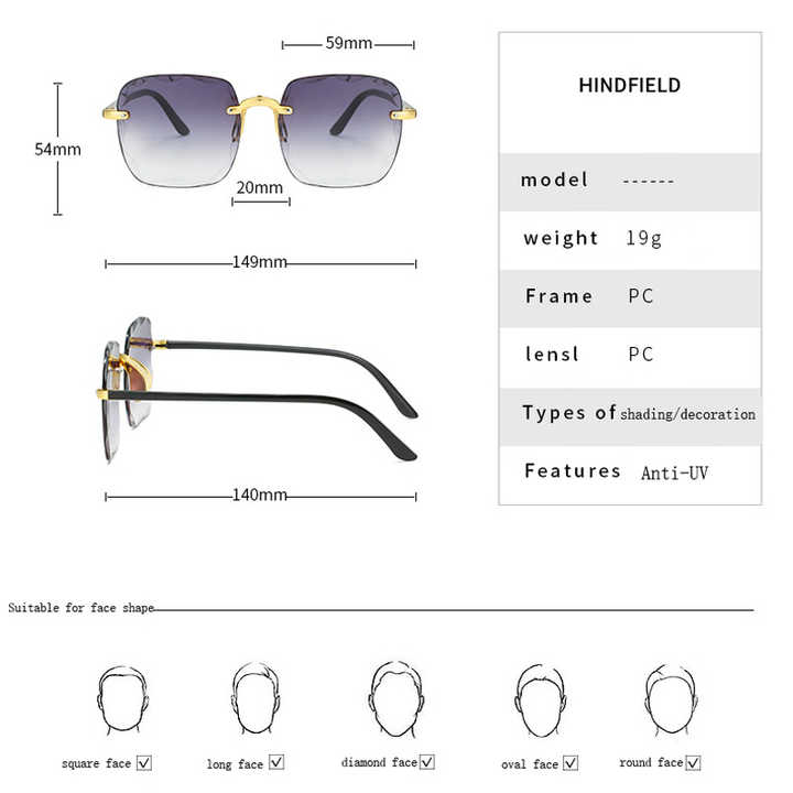 نظارات شمسيه للسيدات عصريه و فاخره - Fashionable and luxurious women's sunglasses