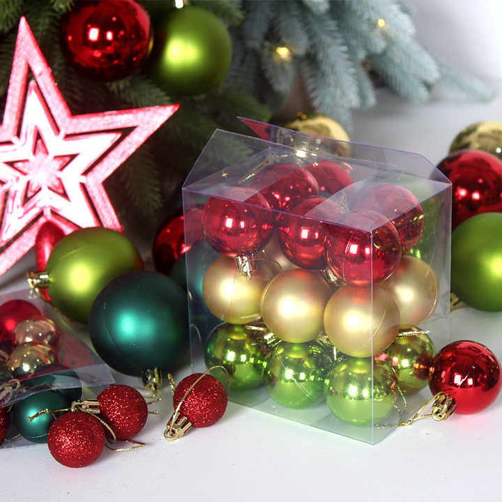 Plastic Owl Ball Ornament 