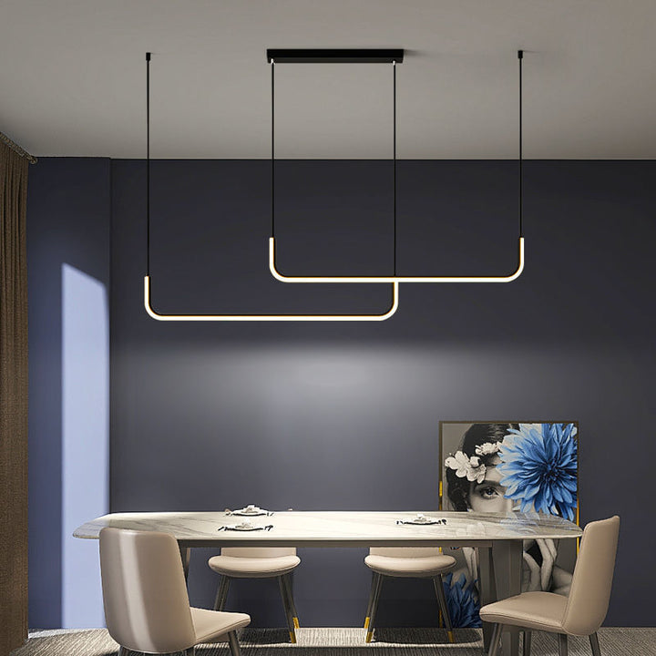 Modern aluminum pendant 