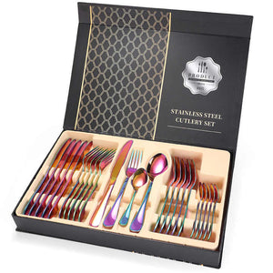 pcs Stainless Steel Cutlery-مجموعة أدوات