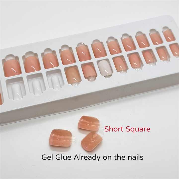 Sunland Popular Custom Short Almond Nail Tips 