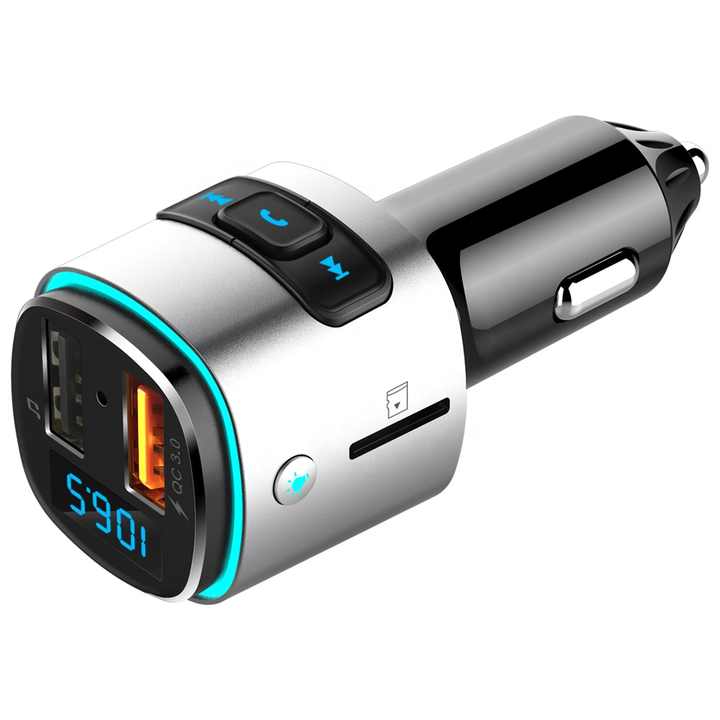 Best Bluetooth Car Kit with Wireless Car Charger MP3. 
