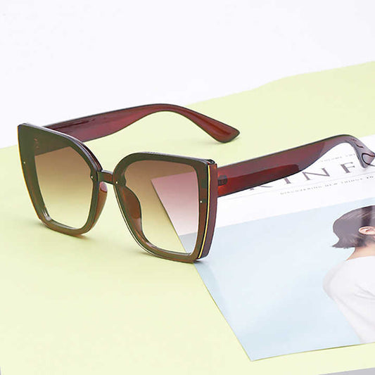 women's Sunglasses-  نظارات شمسية على شكل عين القطة،