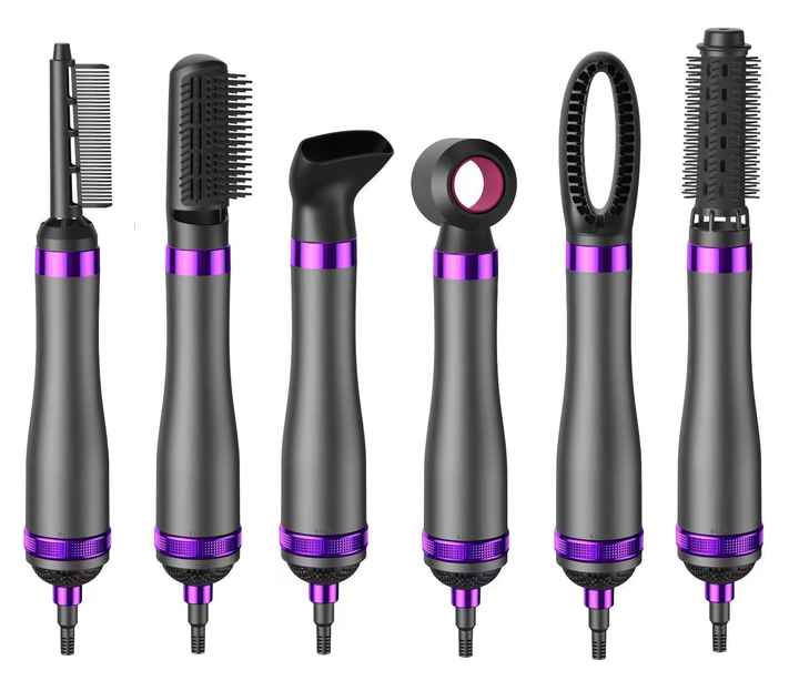 في 1 مع الناشر ، مشط ساخن ، مستقيم ، مكواة . with diffuser, hot comb, straightener, curling iron,