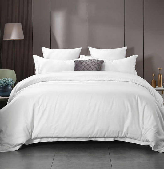 4-piece queen size bed sheet set with five-star embroidery 