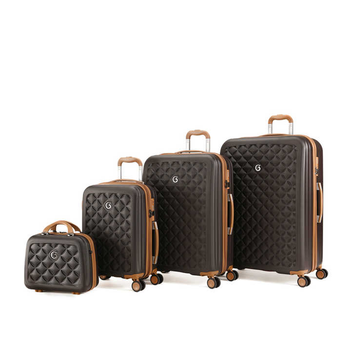 Goby London 20" 25" 29" Double Wheel Luggage Suitcase Wholesale Travel Bags 4 Sets Trolley Bags 