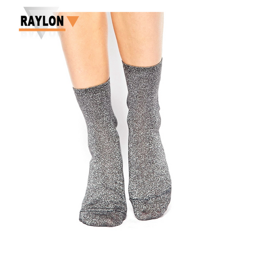 Socks Lurex Sparkly Socks for-لوركس لامعة