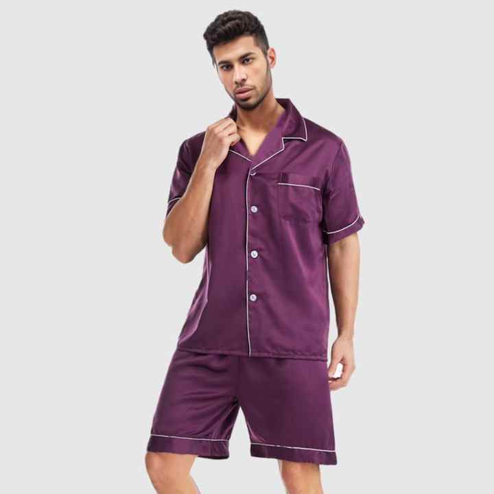 Men's short-sleeved sleepwear 