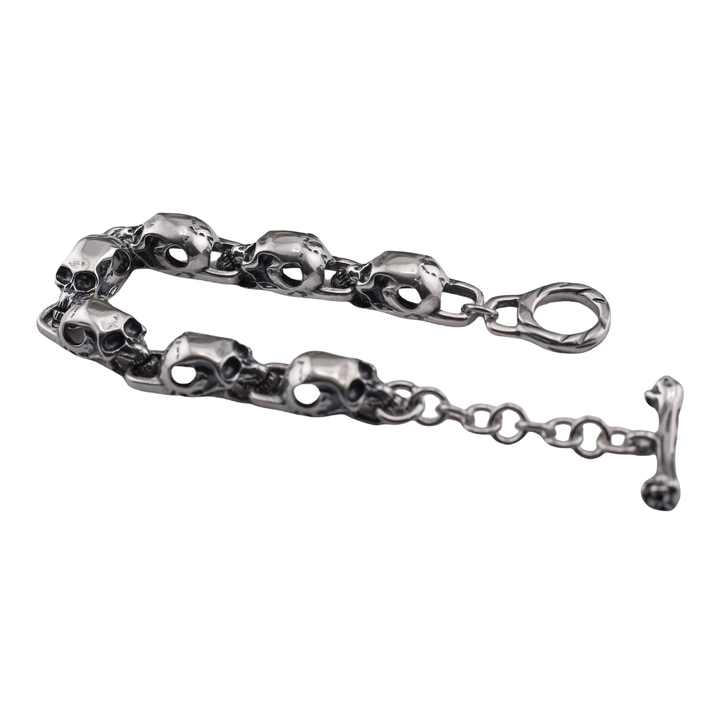 Fashion Thai Silver Bracelet Hip Hop Design 