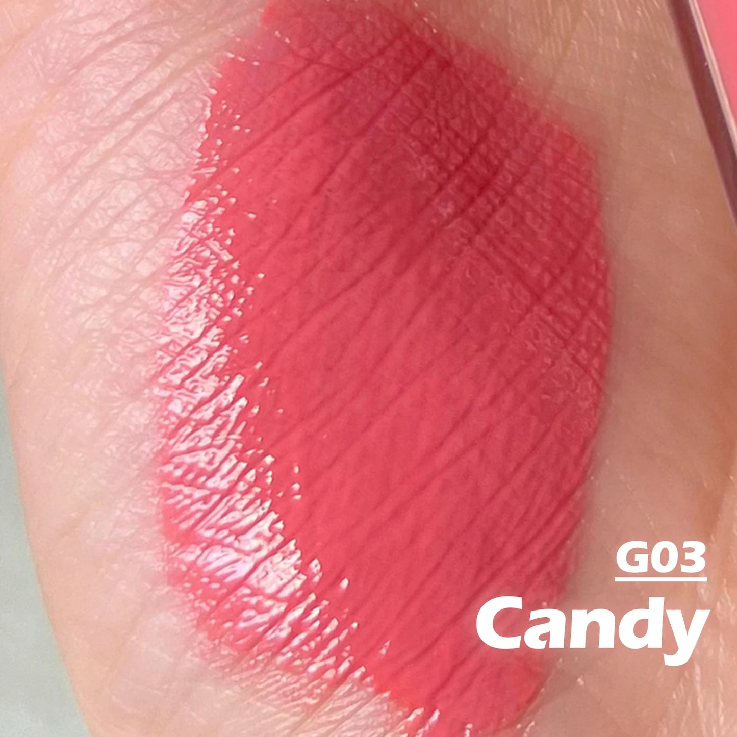لون أبيض متدرج لطيف أنبوب مستحضرات تجميل أحمر شفاه  Cute White Gradient Color Cosmetic Tube Matte Liquid