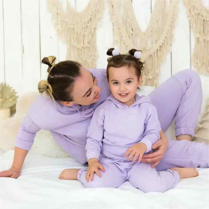 Family clothes for mother and daughter 