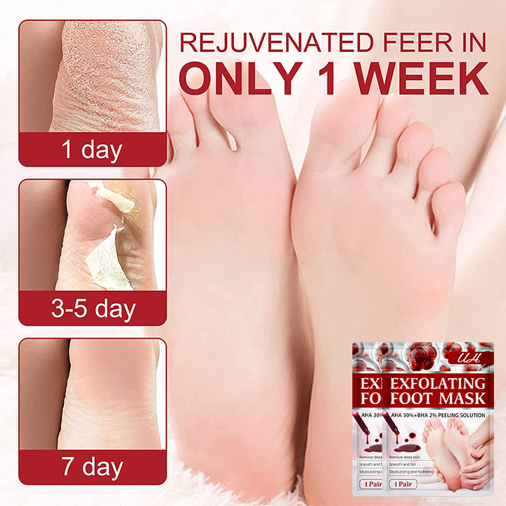 Remove Dead Skin and Calluses Exfoliating Peeling Foot Mask 