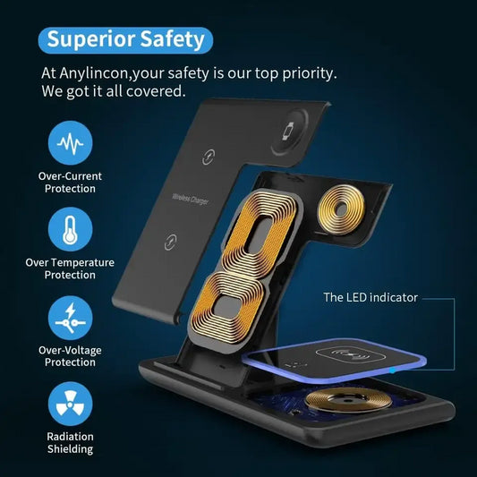 Wireless charging base . قاعدة شحن لاسلكية