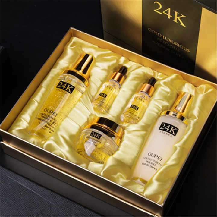 Gold Skin Care Sets Moisturizing 