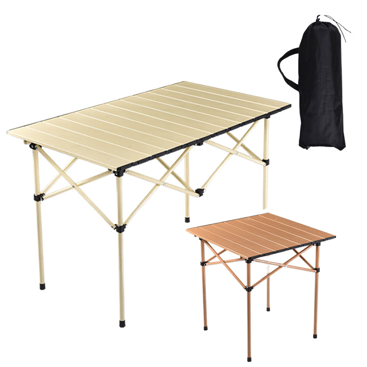 Square Folding Camping Table. Modern Design Lightweight Carbon 