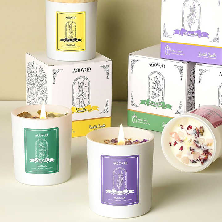 Rigid Candle Gift Box Set Packaging 