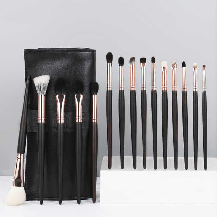 15 Professional White Luxury Makeup Brushes 