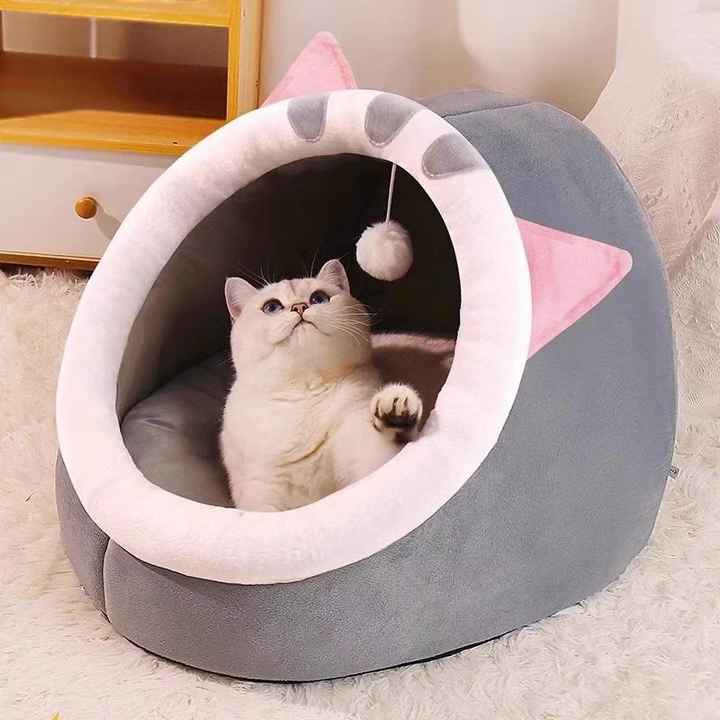 Round pet bed