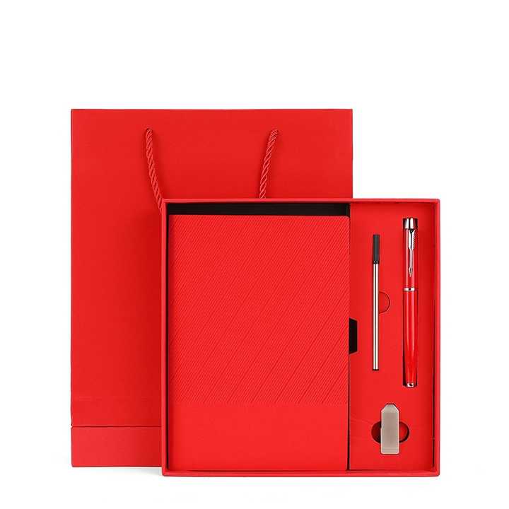Custom PU Leather Business Notebook. 